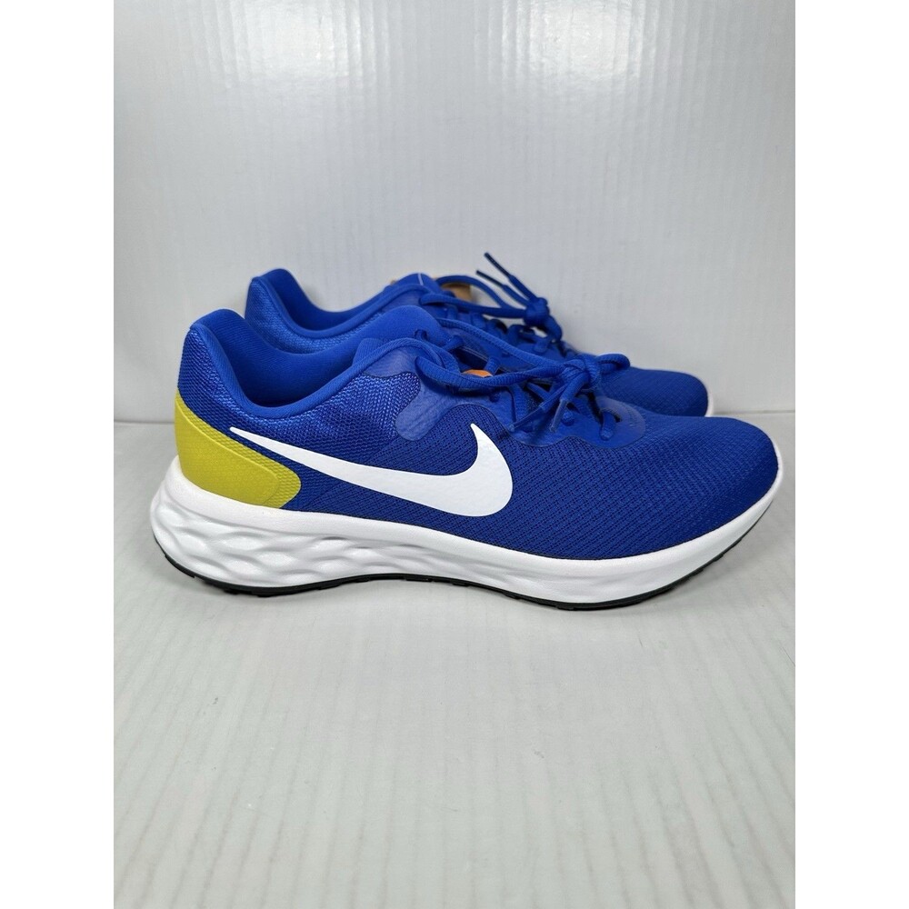 Size 13 Nike Revolution 6 NN Men Racer Blue White Shoe Sneaker DC3728-401 NEW